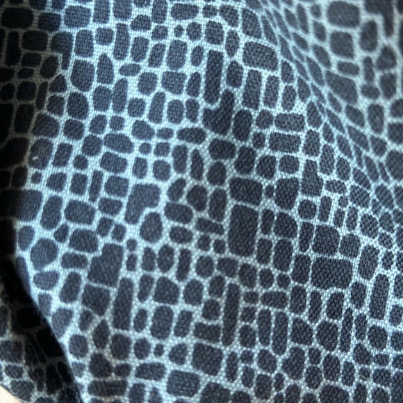 BANANA REPUBLIC | NAVY Print Hampton Fit Slim Stretch | Dress Pants/Trousers - Picture 9 of 12